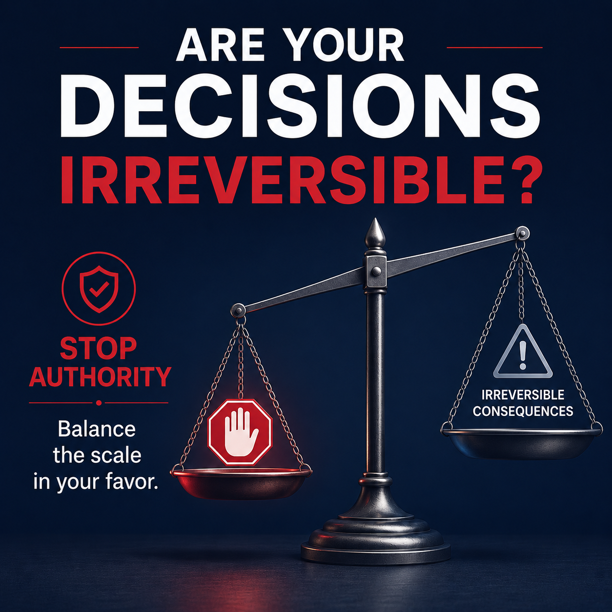 Irreversible Decisions